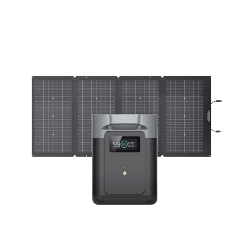 EcoFlow Smart Extra Battery + Portable Solar Panel - Member's store D2M EB + 220W SP