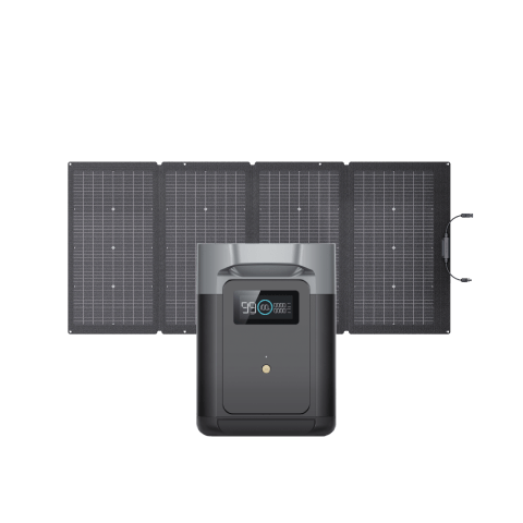 EcoFlow Smart Extra Battery + Portable Solar Panel - Member's store D2M EB + 220W SP