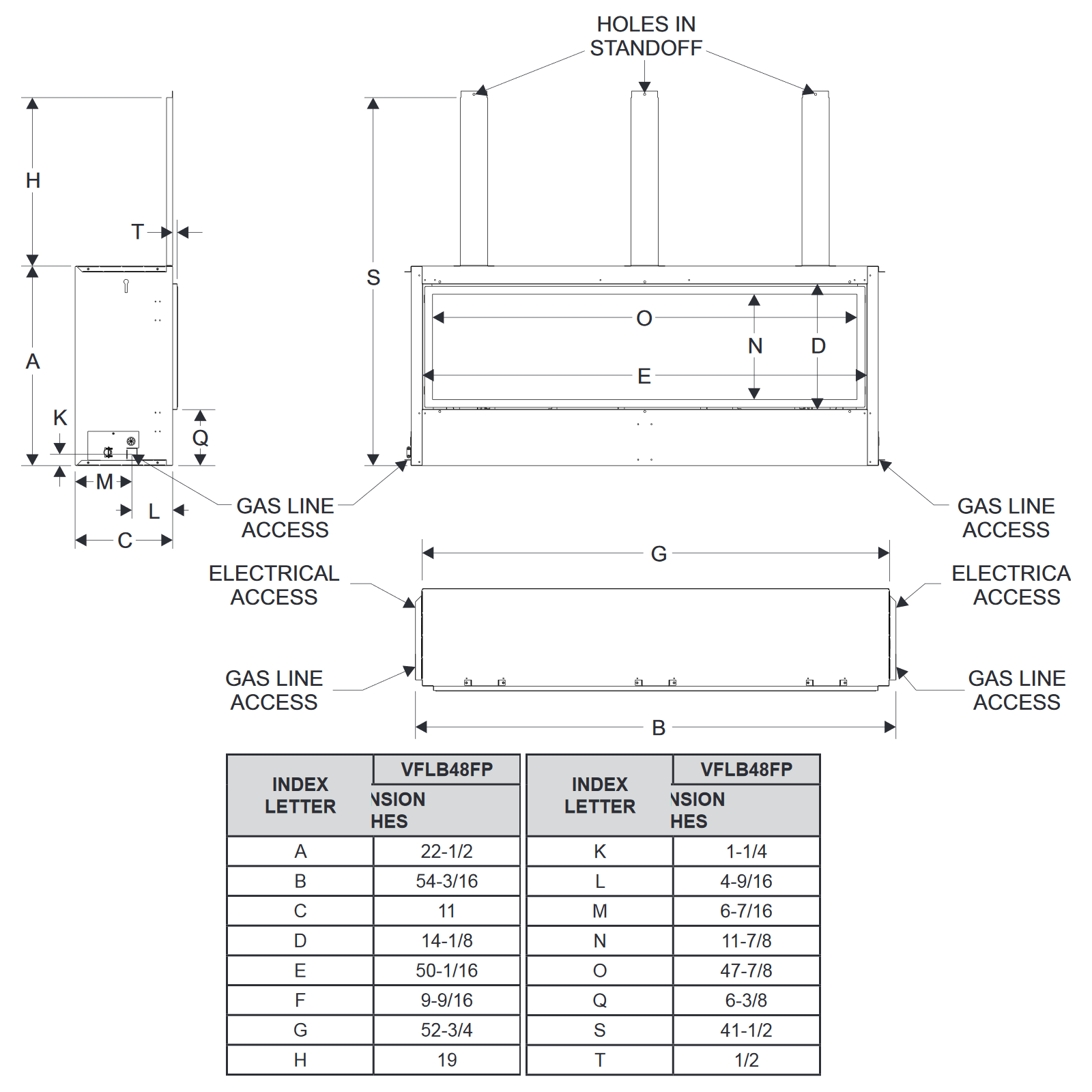 Empire Empire Boulevard 48 Linear Vent Free Gas Fireplace | VFLB48FP | Gas Fireplace