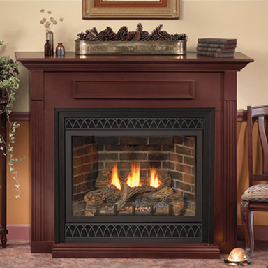 Empire Empire Tahoe Deluxe 36 Direct Vent Gas Fireplace | DVD36FP | Gas Fireplace Millivolt Ignition with Natural Gas / Required to Complete Purchase / Required to Complete Purchase DVD36FP30N