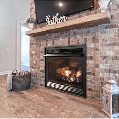 Empire Empire Vail Premium 36 Slope Glaze Burner Vent-Free Gas Fireplace | VFPA36 | Gas Fireplace Millivolt Ignition with Natural Gas / Required to Complete Purchase VFPA36BP30LN