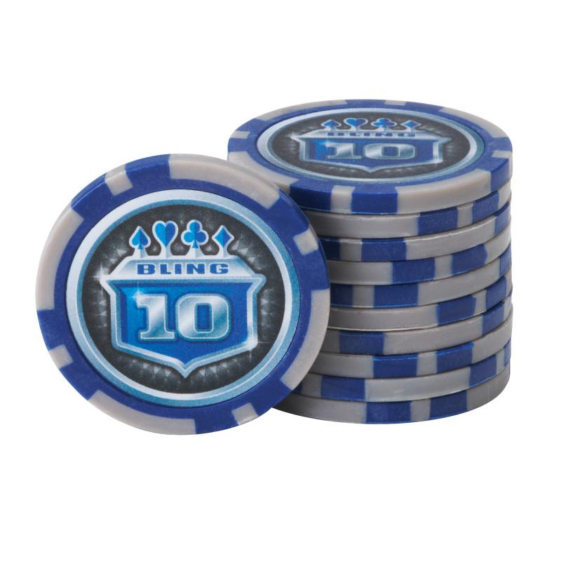 Fat Cat Fat Cat Bling 13.5 Grams 500Ct Poker Chip Set Casino Accessories 55-0655