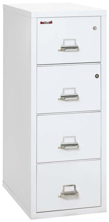 FireKing 4-2131-CSF 4 Drawer Legal Safe In A Fire File Cabinet Arctic White