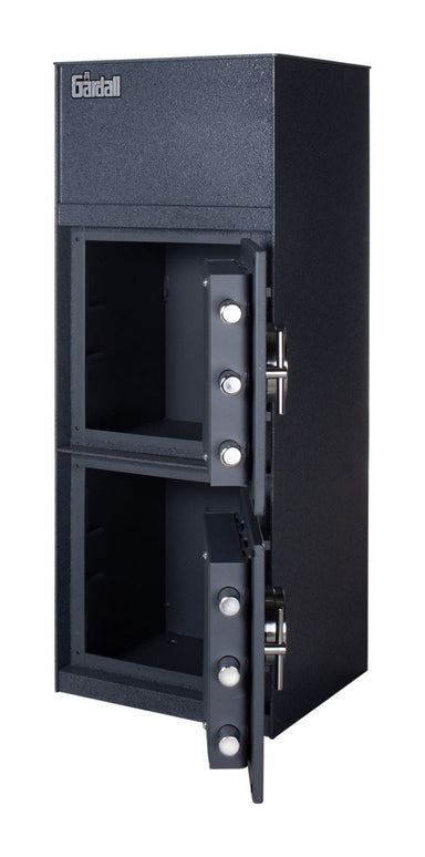 Gardall BL1337CC Back Loading Double Door Deposit Safe open