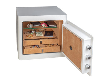 Gardall JS1718-W-C Jewelry Safe with valuables inside