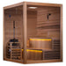 Golden Designs Inc (NA) 2023 Golden Designs "Kuusamo Edition" 6 Person Traditional Steam Sauna (GDI-7206-01) - Canadian Red Cedar Interior GDI-7206-01