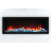 Amantii Symmetry 60'' Extra Tall & Deep Recessed Linear Indoor/Outdoor Electric Fireplace COLOR AND DESIGN OPTION