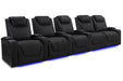 Home Selection Valencia Oslo Luxury Edition Sofa Row of 5 Loveseat Right | Width: 155" Height: 44.5" Depth: 39" / Onyx