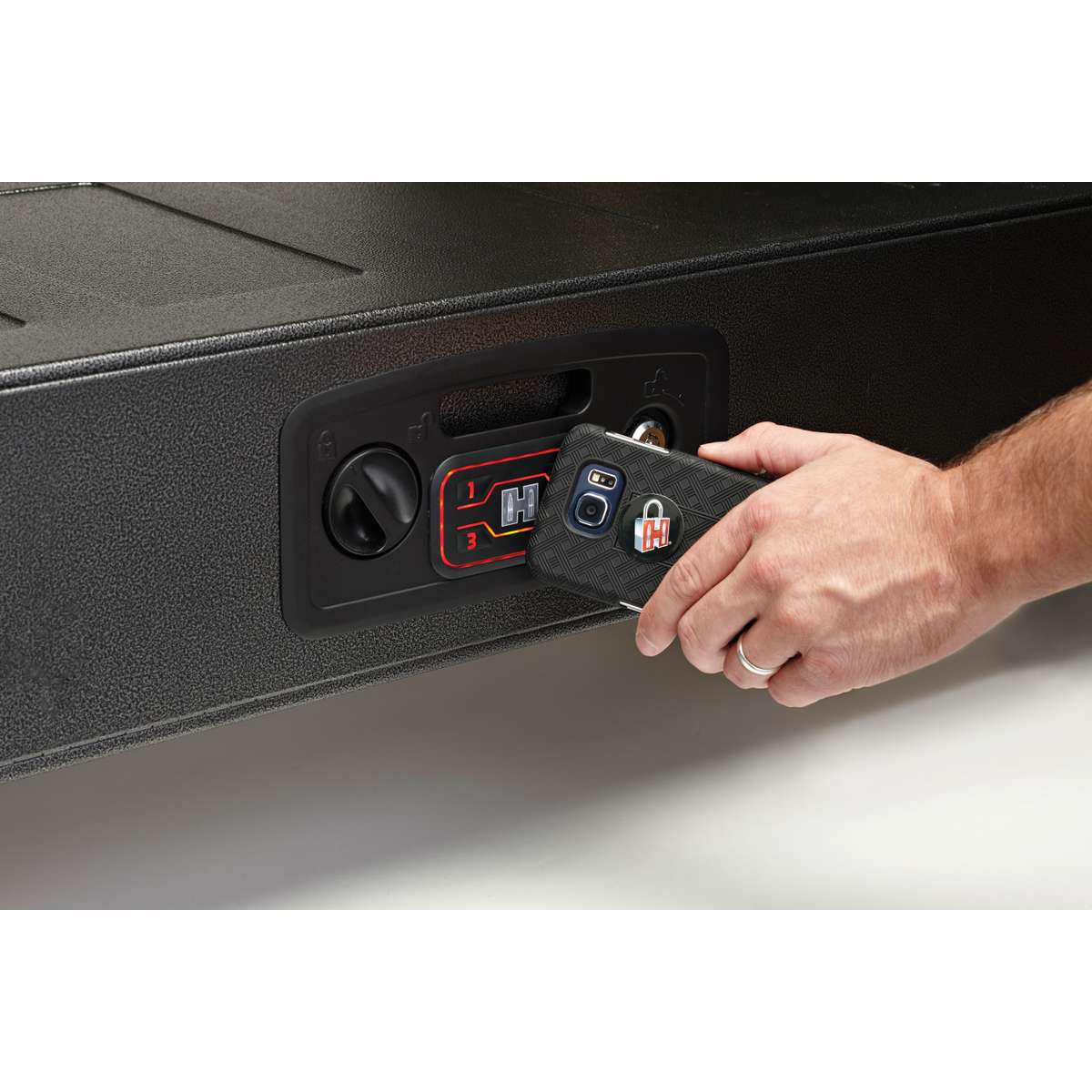 Hornady Hornady 98191 Rapid RFID Safe AR Gun Locker XL Under Bed Gun Safes 98191