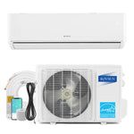 ROVSUN 12,000 BTU 23 SEER2 230V Wifi Enabled Ductless Mini Split Air Conditioner with Heat Pump Inverter & Install Kit