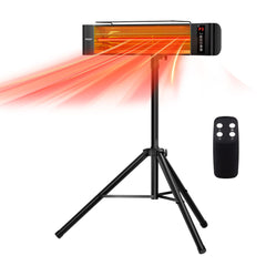 ROVSUN 1500W 120V Electric Heater with Remote Control Freestanding