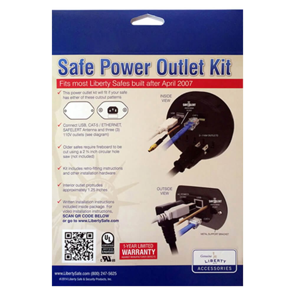 Liberty Liberty Power Outlet Kit Gun Safe Accessory LIB Power Outlet Kit