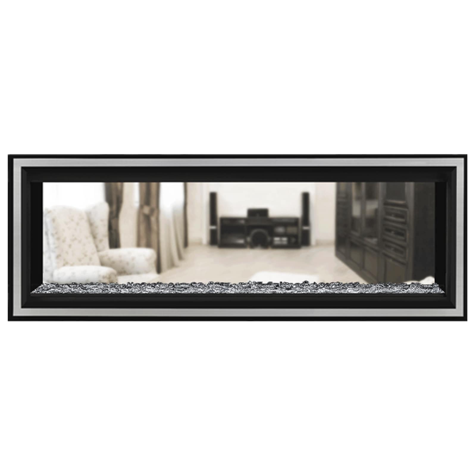 Napoleon Vector 50 See-Through Linear Direct-Vent Gas Fireplace - LV50N2-2 COLOR AND DESIGN OPTION