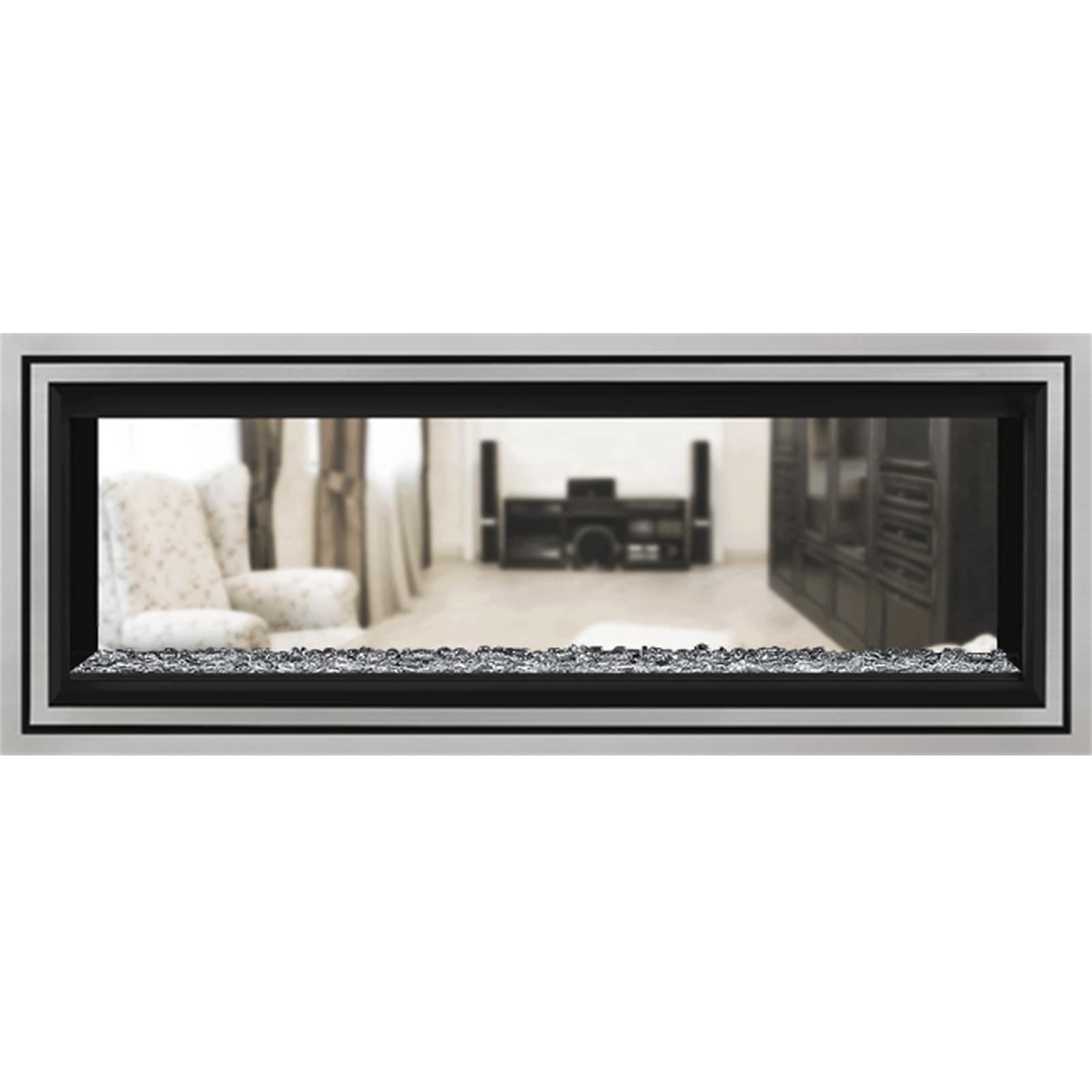 Napoleon Vector 50 See-Through Linear Direct-Vent Gas Fireplace - LV50N2-2 COLOR AND DESIGN OPTION