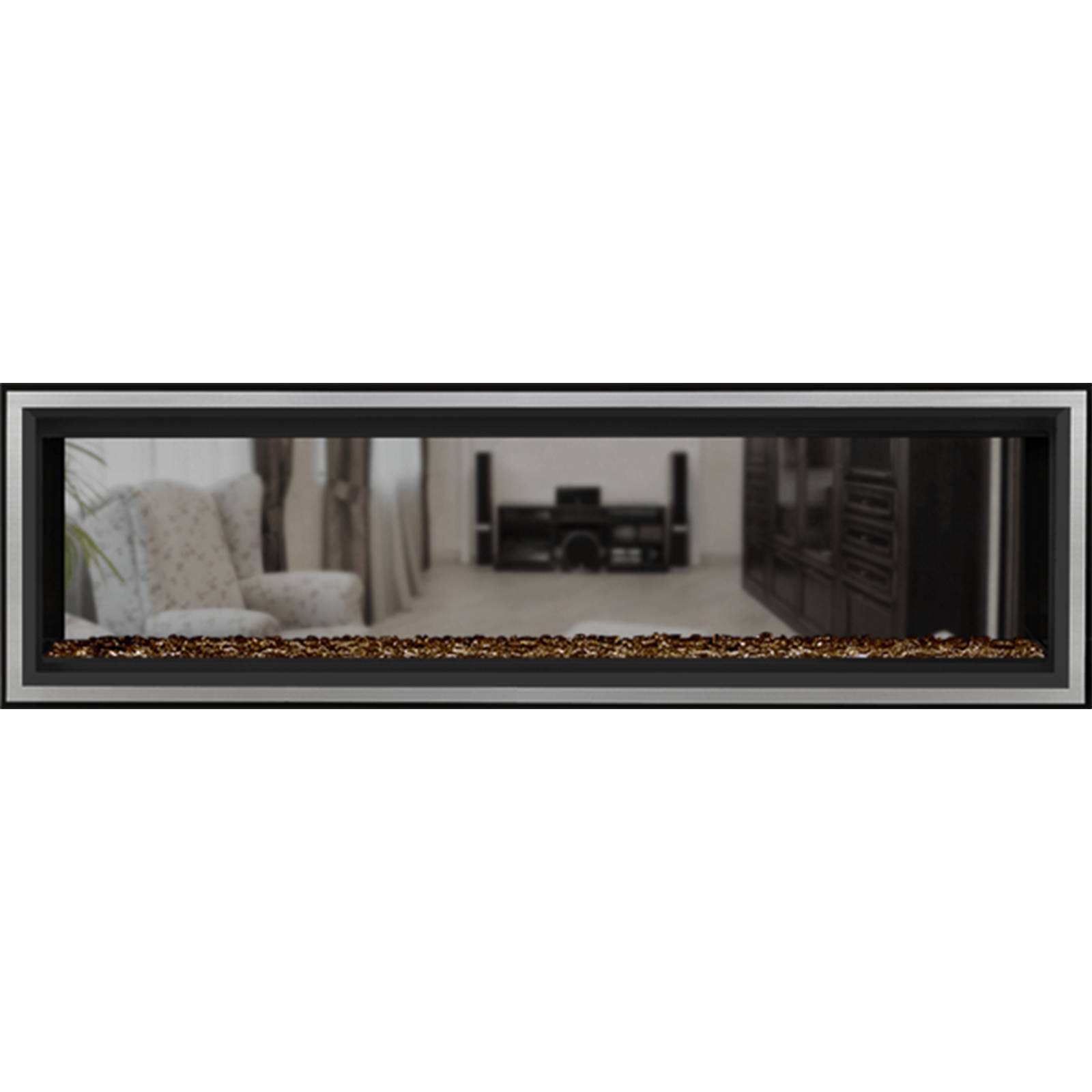 Napoleon Vector 62 See-Through Linear Direct-Vent Gas Fireplace - LV62N2