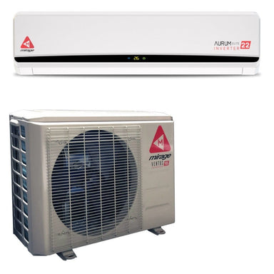 Mirage Air Conditioners Mirage Ventus X 18,000 BTU 19 SEER Ductless Mini Split Air Conditioner and Heat Pump - 220V/60Hz 18K AEH181A
