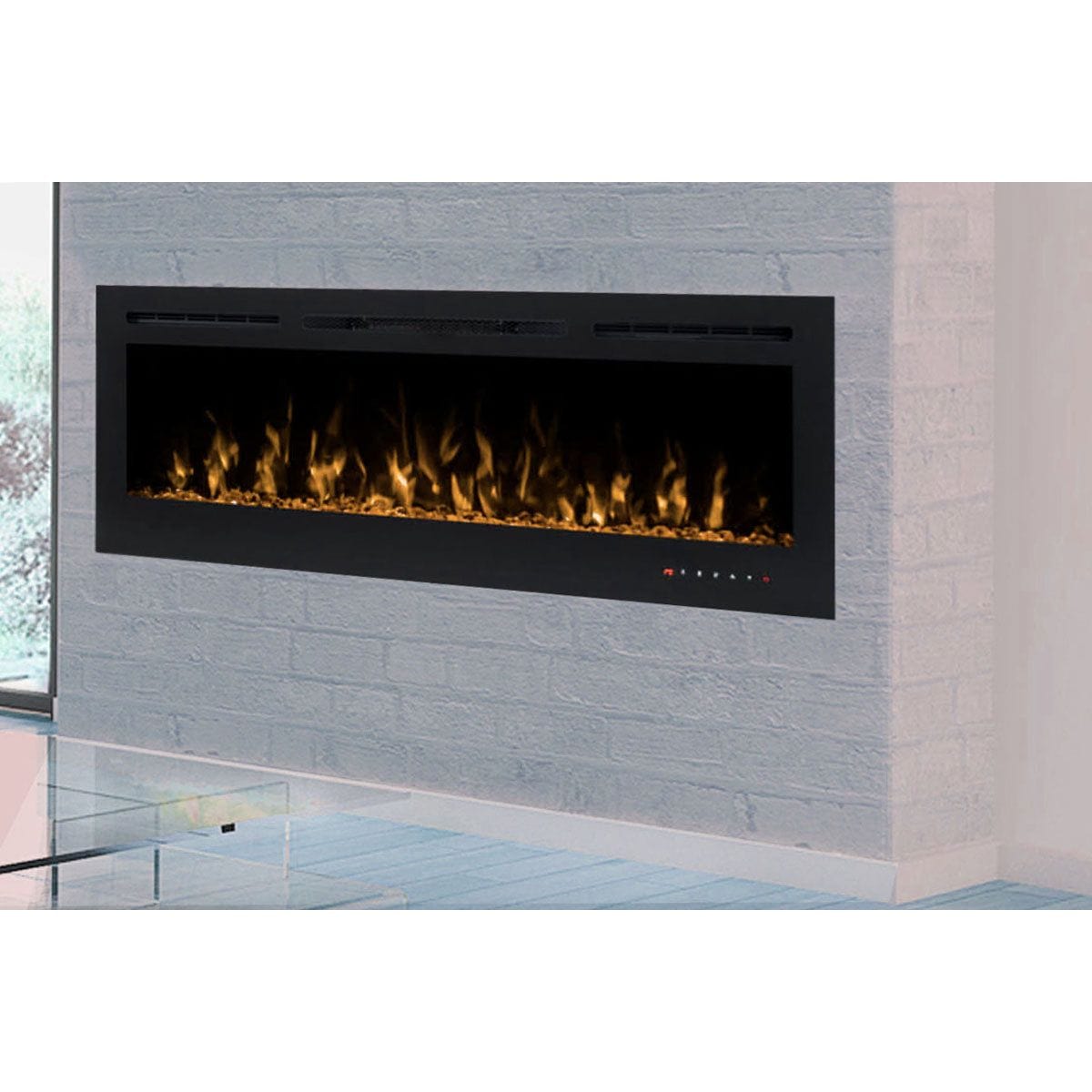 Modern Flames Challenger 50'' Wall Mount / Recessed Linear Electric Fireplace Wall Mount Built In Electric Fireplace CEF-50B