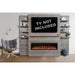 Modern Flames Modern Flames Allwood Wall System in Driftwood Gray | 60'' Spectrum Slimline Electric Fireplace Mantel Package AFWS-MAIN-DW / SPS-60B / AFWS-SIDE-DW-2 pcs