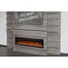 Modern Flames Modern Flames Allwood Wall System in Driftwood Gray | 60'' Spectrum Slimline Electric Fireplace Mantel Package AFWS-MAIN-DW / SPS-60B / AFWS-SIDE-DW-2 pcs