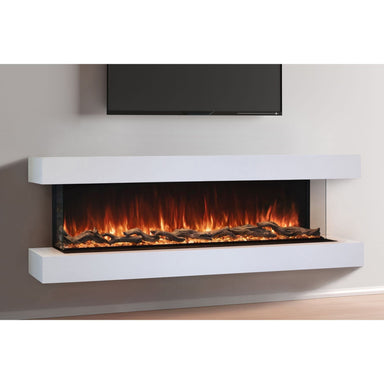 Modern Flames Modern Flames Landscape Pro 70'' Electric Fireplace Wall Mount Studio Suite | White Ready to Paint Multi-Side View Electric Fireplace Remote Control (included) LPM-5616 / WMC-56LPM-RTF