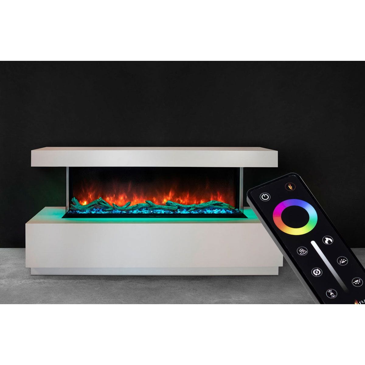 Modern Flames Modern Flames Landscape Pro Multi 56-inch 3-Sided / 2-Sided Built In Electric Fireplace Multi-Side View Electric Fireplace Remote Control (included) LPM-5616