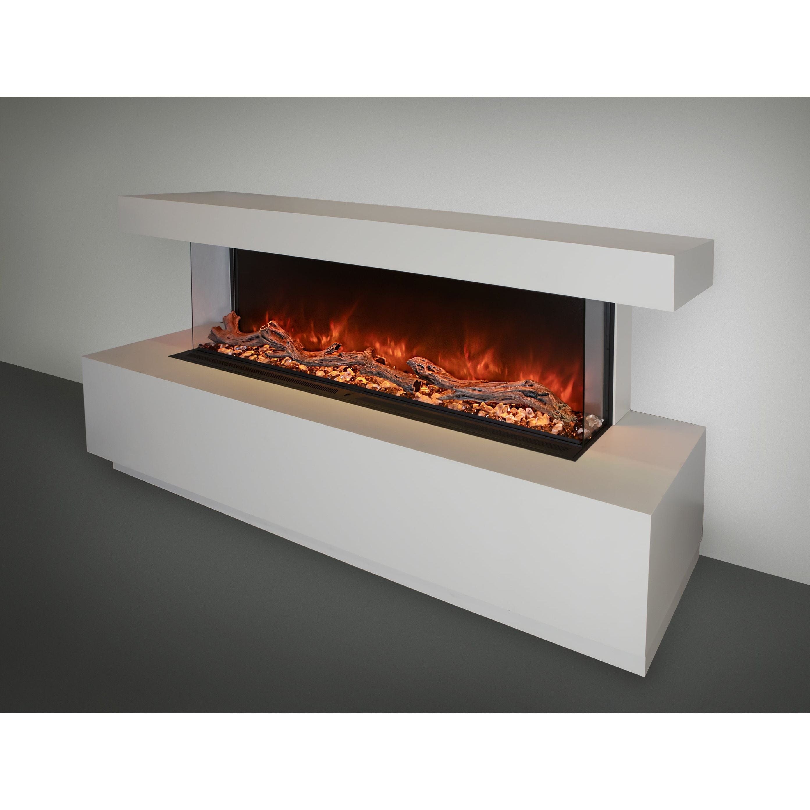 Modern Flames Modern Flames Landscape Pro Multi 80-inch 3-Sided / 2-Sided Built In Electric Fireplace Multi-Side View Electric Fireplace