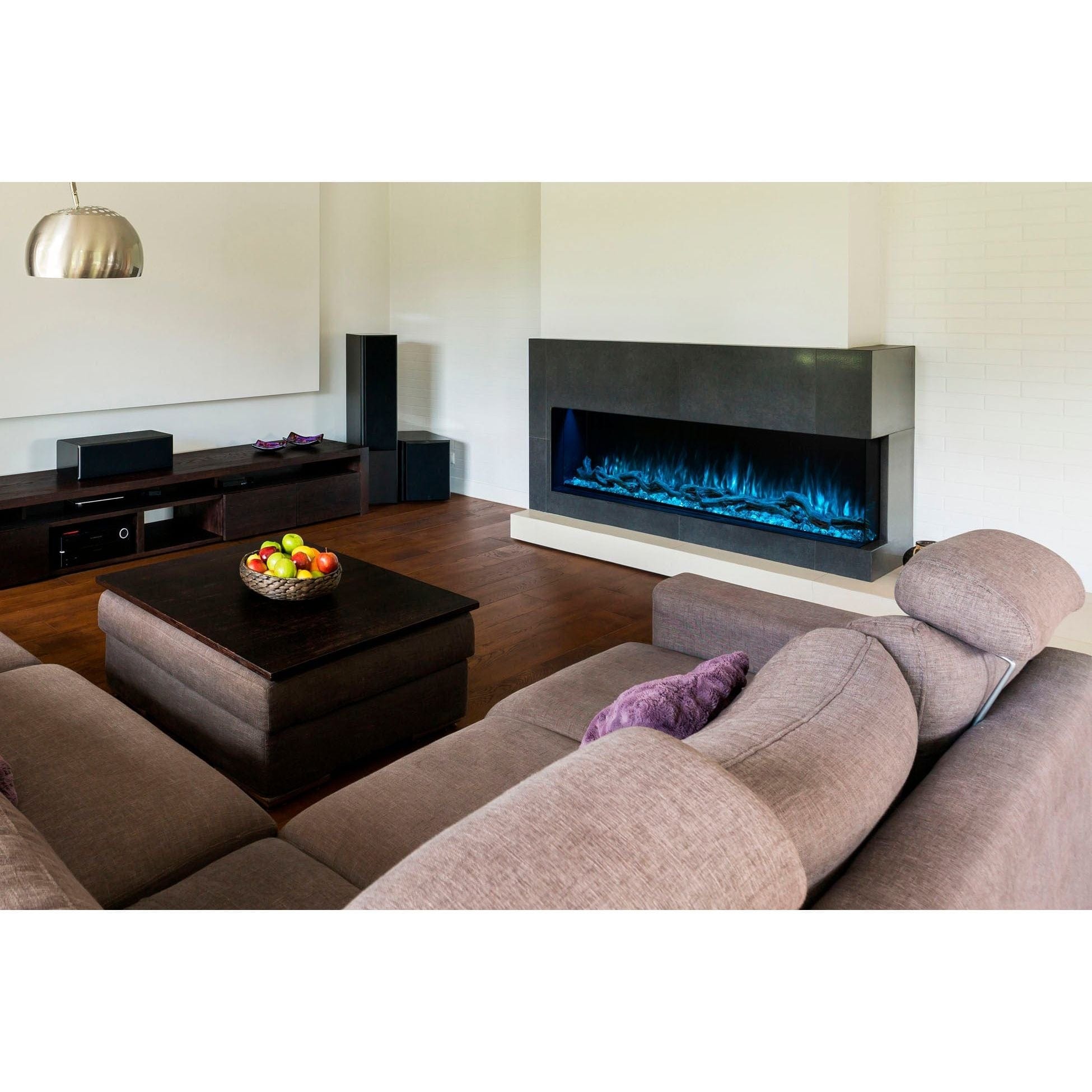 Modern Flames Modern Flames Landscape Pro Multi 96-inch 3-Sided / 2-Sided Built In Electric Fireplace Multi-Side View Electric Fireplace