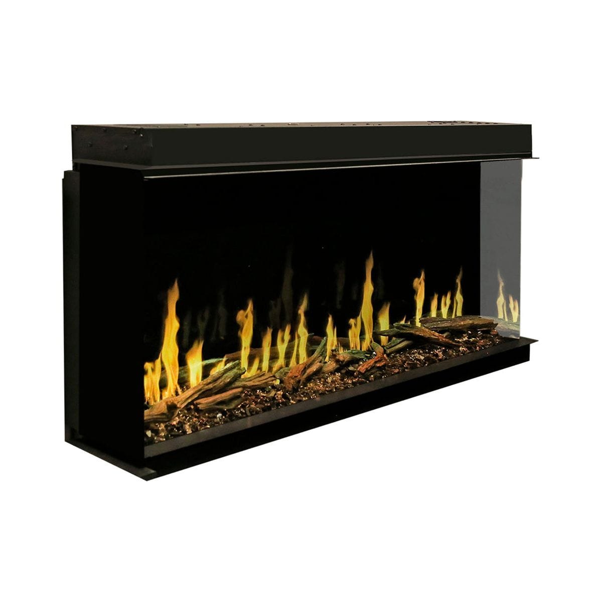 Modern Flames Orion Multi 73'' Electric Fireplace Wall Mount Studio Suite | Coastal Sand