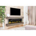 Modern Flames Orion Multi 73'' Electric Fireplace Wall Mount Studio Suite | Coastal Sand SAMPLE PHOTO