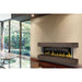 Modern Flames Orion Multi 73'' Electric Fireplace Wall Mount Studio Suite | Weathered Walnut SAMPLE PHOTO