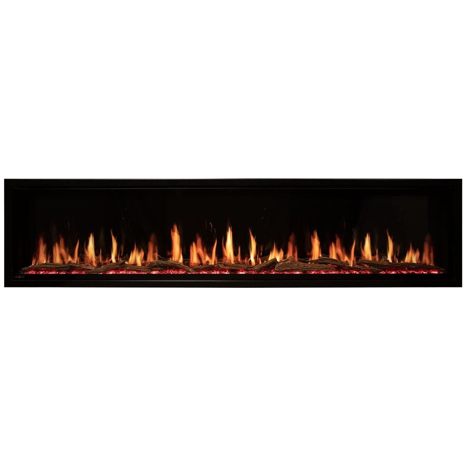 Modern Flames Modern Flames Orion Multi 73'' Electric Fireplace Wall Mount Studio Suite | Weathered Walnut Multi-Side View Electric Fireplace OR60-MULTI / WSS-OR60-WW