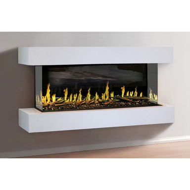Modern Flames Modern Flames Orion Multi 73'' Electric Fireplace Wall Mount Studio Suite | White Ready to Paint Multi-Side View Electric Fireplace OR60-MULTI / WSS-OR60-RTF