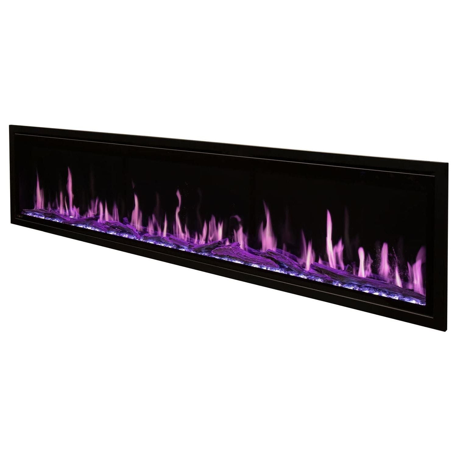 Modern Flames Modern Flames Orion Slim 100" Heliovision Virtual Recessed / Wall Mount Electric Fireplace Wall Mount Built In Electric Fireplace OR100-SLIM