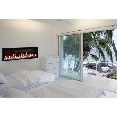 Modern Flames Modern Flames Orion Slim 60" Heliovision Virtual Recessed / Wall Mount Electric Fireplace Wall Mount Built In Electric Fireplace OR60-SLIM