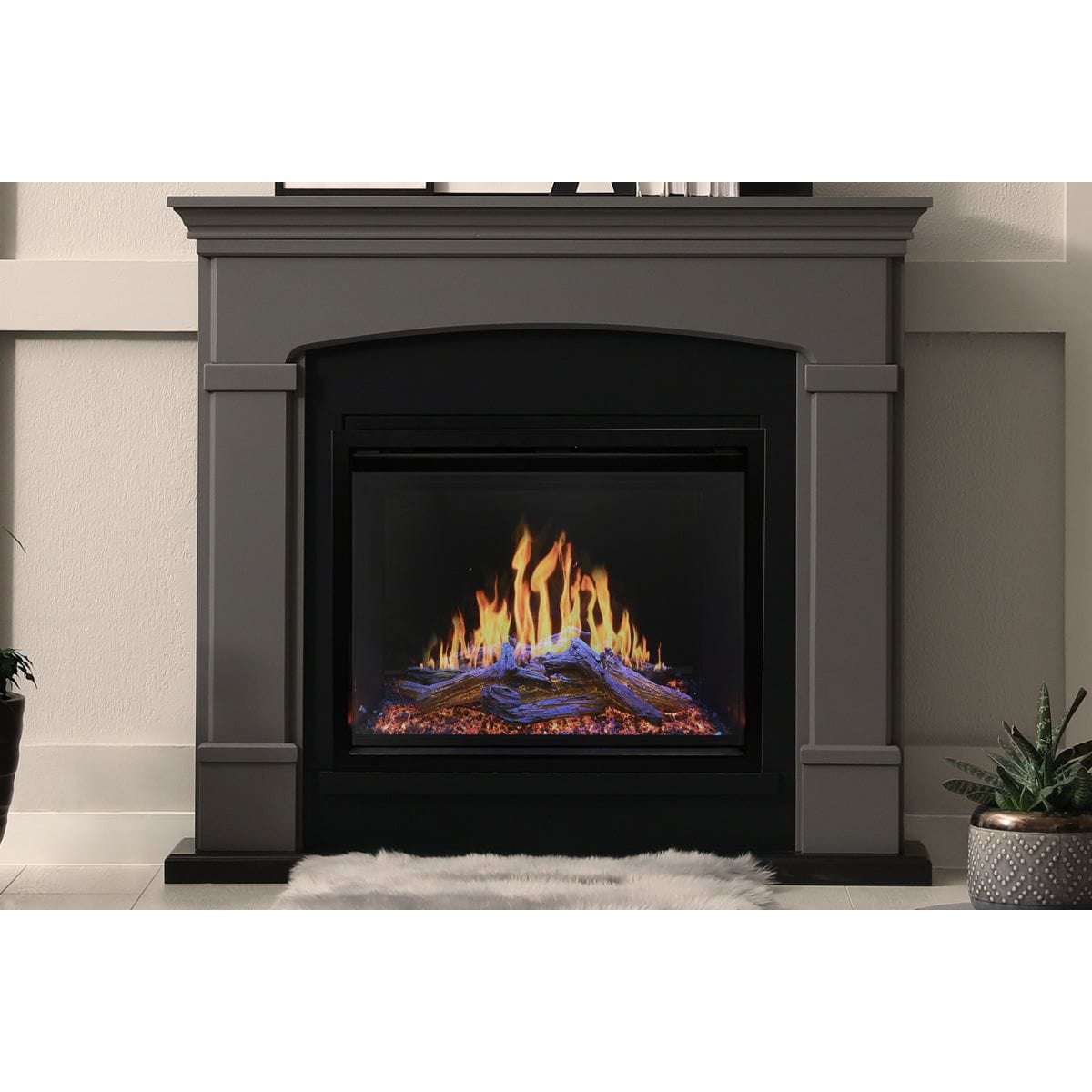 Modern Flames Modern Flames Orion Traditional 26" Heliovision Virtual Built-In Electric Firebox Electric Firebox Insert No Surround Trim Kit OR26-TRAD