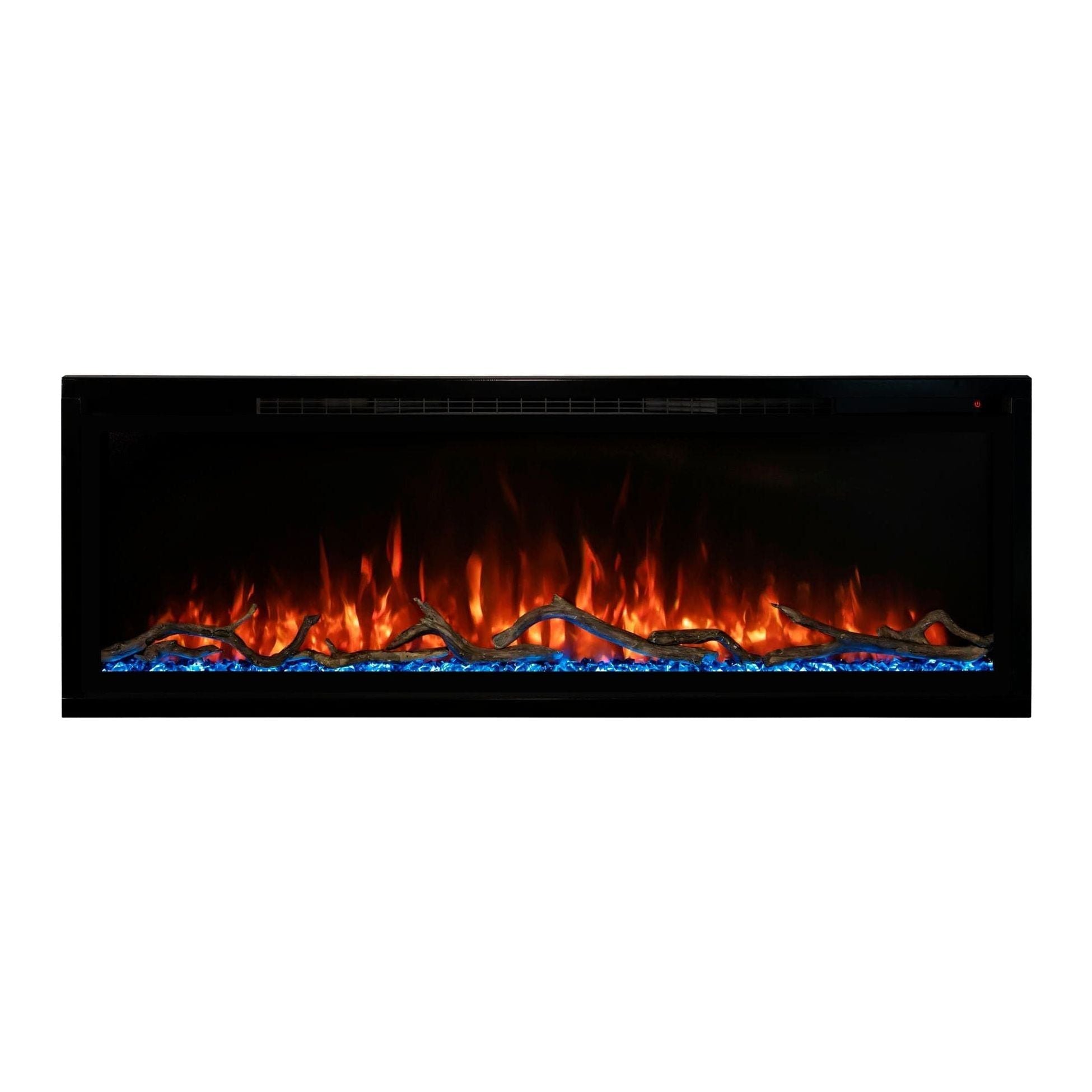 Modern Flames Modern Flames Spectrum Slimline 74'' Wall Mount / Recessed Linear Electric Fireplace Wall Mount Built In Electric Fireplace SPS-74B