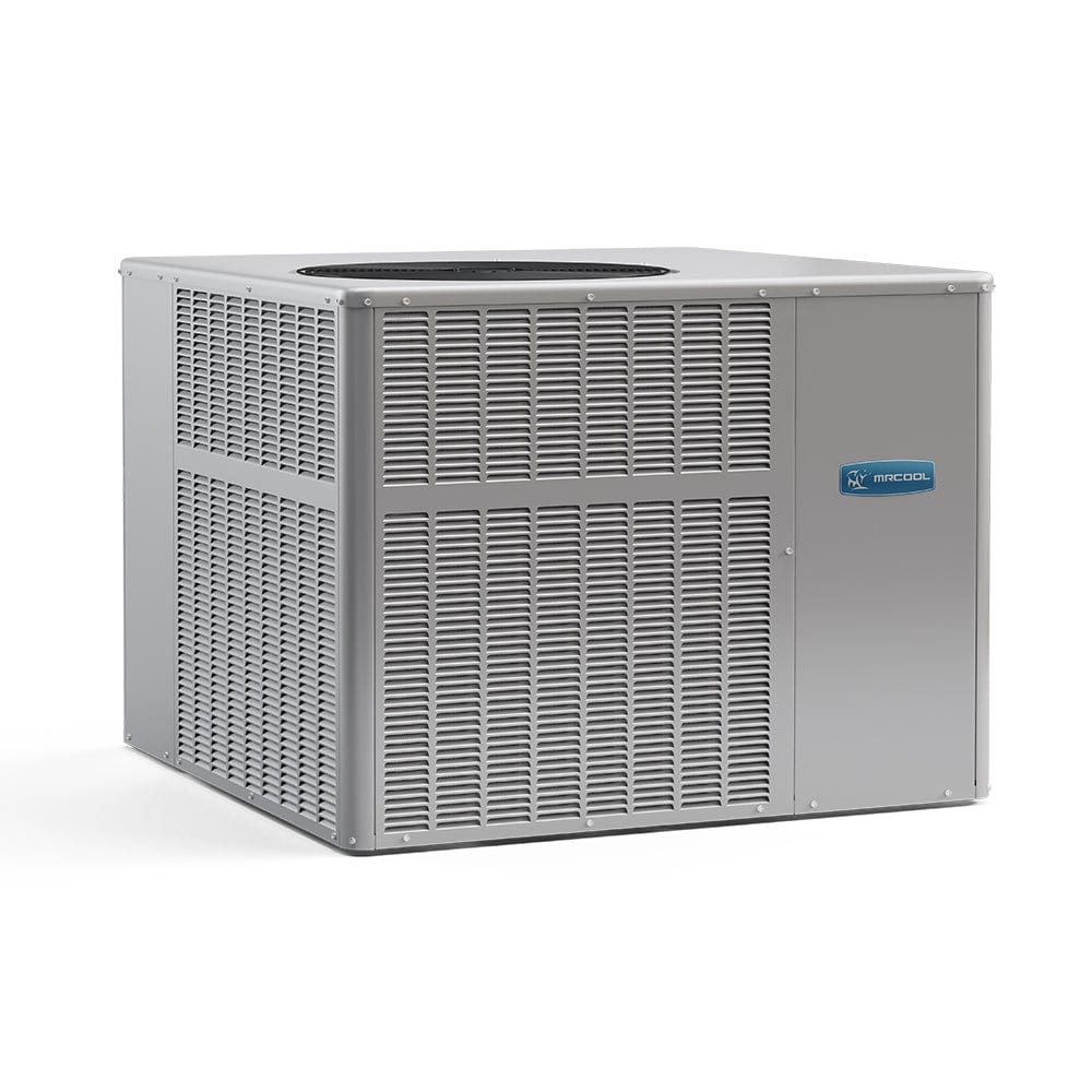 MRCOOL 2.5 Ton 14 SEER Horizontal or Down Flow Package Air Conditioner and Gas, MPG30S054M414A SIDE VIEW