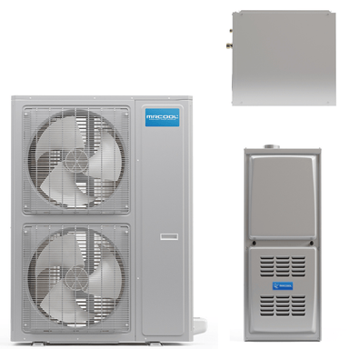 MRCOOL 4-5 Ton Central Air Conditioner and 80% AFUE, 132K BTU Gas Furnace Split System - Upflow or Horizontal