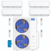 MRCOOL MRCOOL DIY Mini Split - 48,000 BTU 4 Zone Ductless Air Conditioner and Heat Pump, DIY-B-448HP09091218 Mini Split DIY-B-448HP09091218