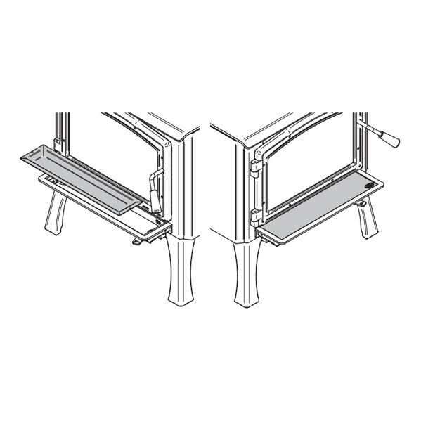 Osburn Osburn Glass Ash Lip for 1700, 2000 & 3300 Wood Stoves OA10132 Glass Ash Lips OA10132