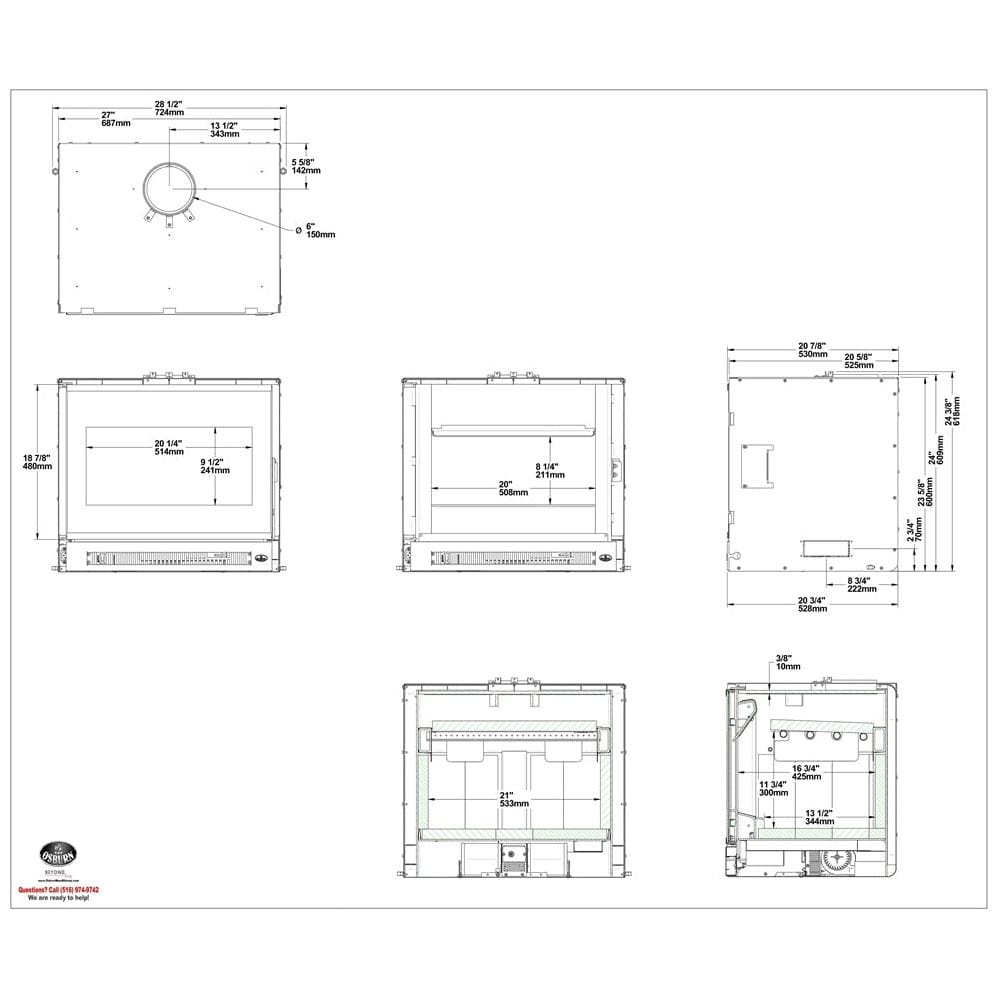 Osburn Osburn Inspire 2000 Wood Insert OB02045 Wood Inserts OB02045