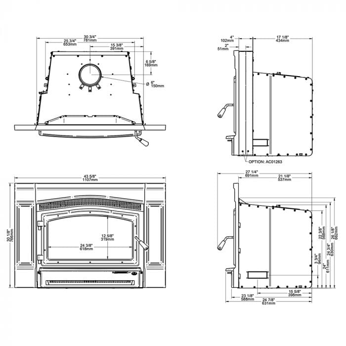 Osburn Osburn Matrix 2700 Wood Insert OB02700 Wood Inserts OB02700