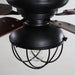 Parrot Uncle Parrot Uncle 42 In. Industrial Ceiling Fan with Lighting and Remote Control Ceiling Fan F6232Q110V