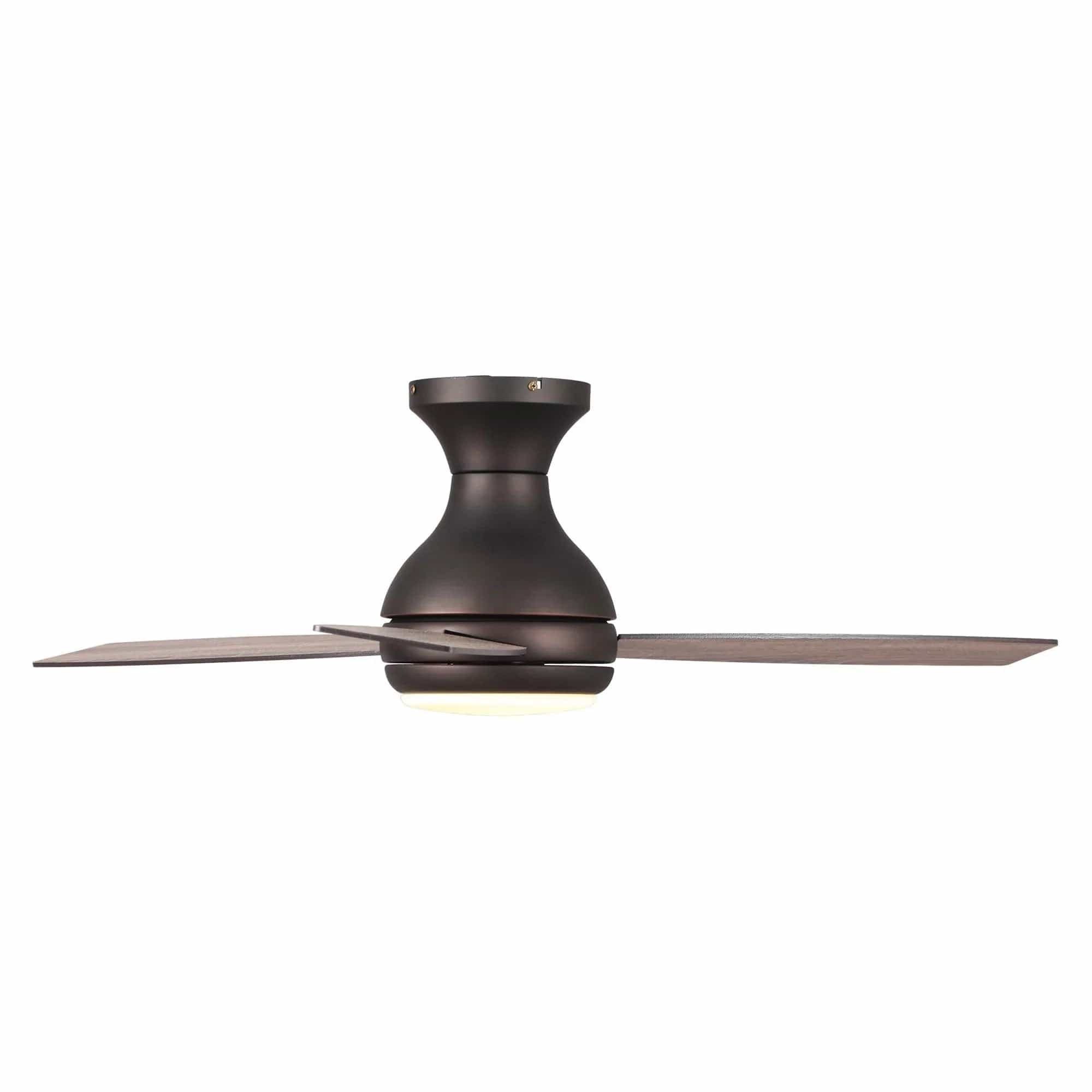 Parrot Uncle Parrot Uncle 48 In. Beckette Modern Ceiling Fan with Lighting and Remote Control Ceiling Fan F6297110V