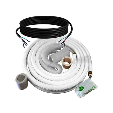 Pioneer Copper Piping Kit Lineset for Mini Split Installation ACC wires