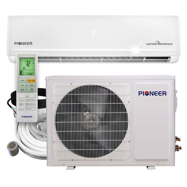Pioneer Pioneer® Hyperformance™ 12,000 BTU 23.5 SEER2 Ductless Mini Split Inverter++ Energy-Star Wi-Fi Air Conditioner Hyper Heat Pump Full Set 230V WYF-25