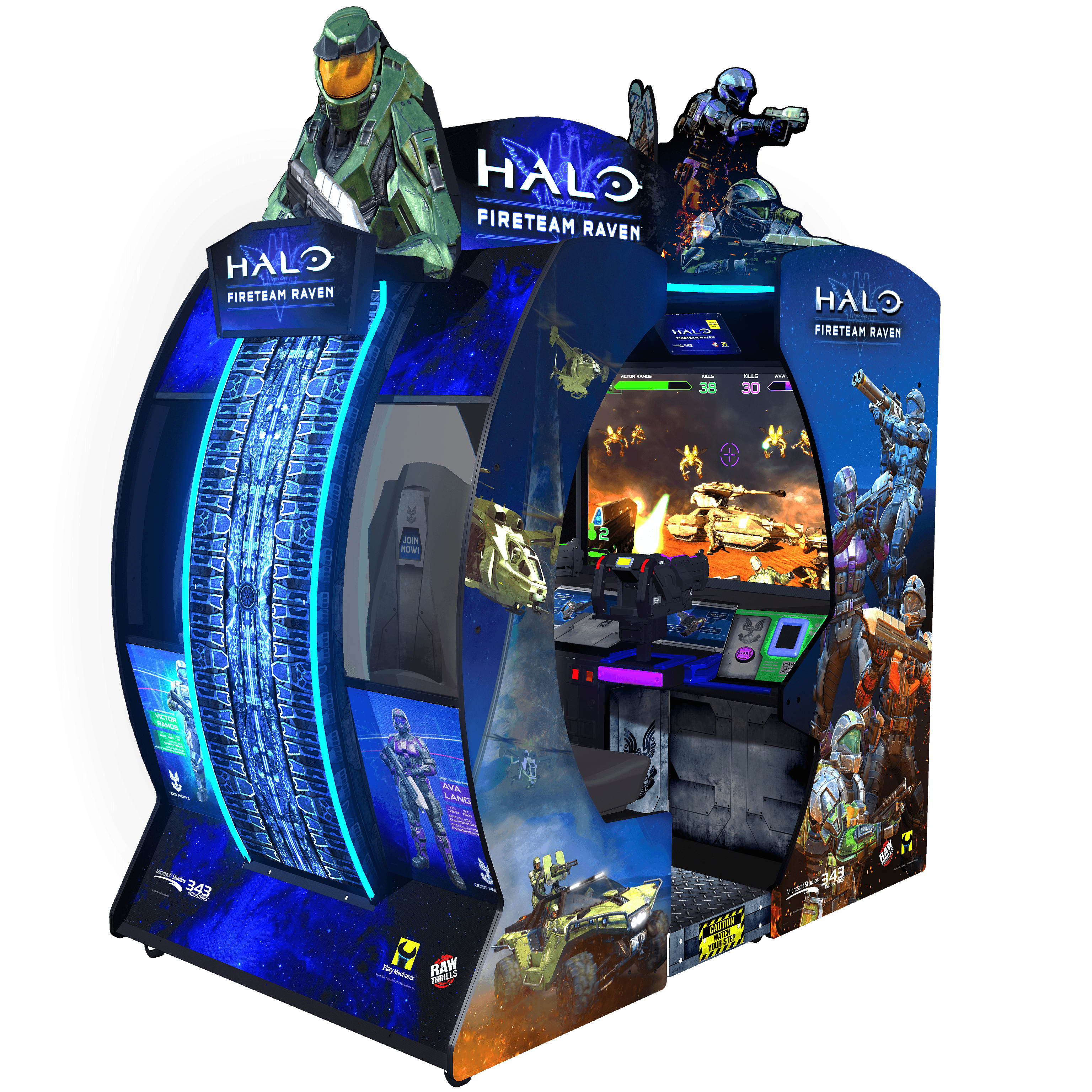 Raw Thrills Raw Thrills Halo Fireteam Raven Arcade Games