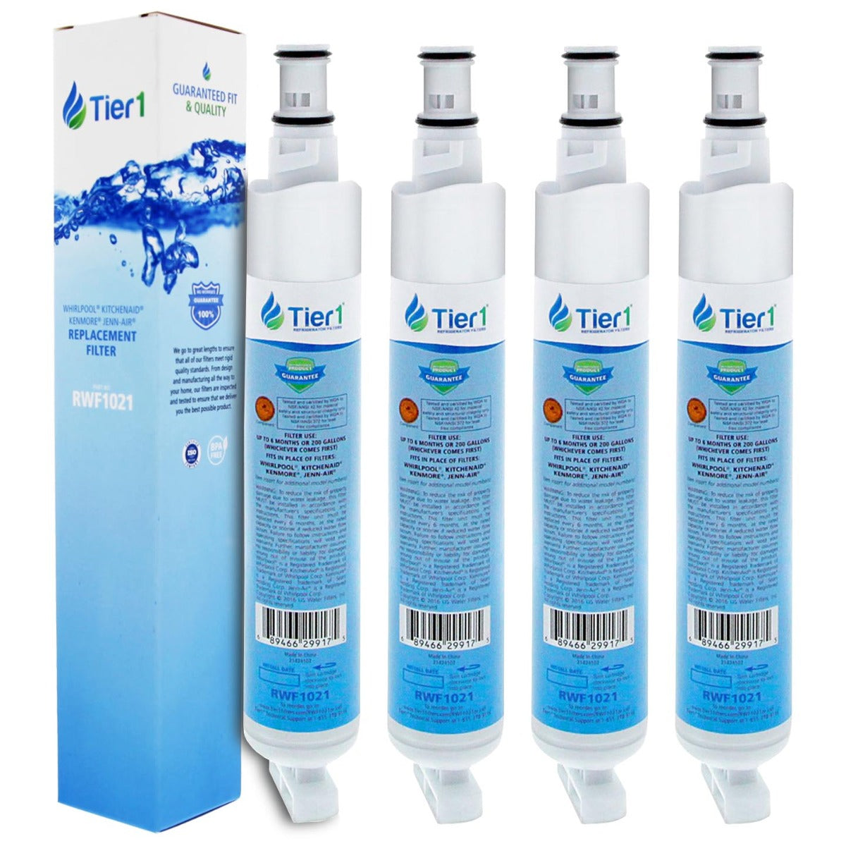 Tier1 EveryDrop EDR6D1 Whirlpool 4396701 Refrigerator Water Filter Replacement Comparable