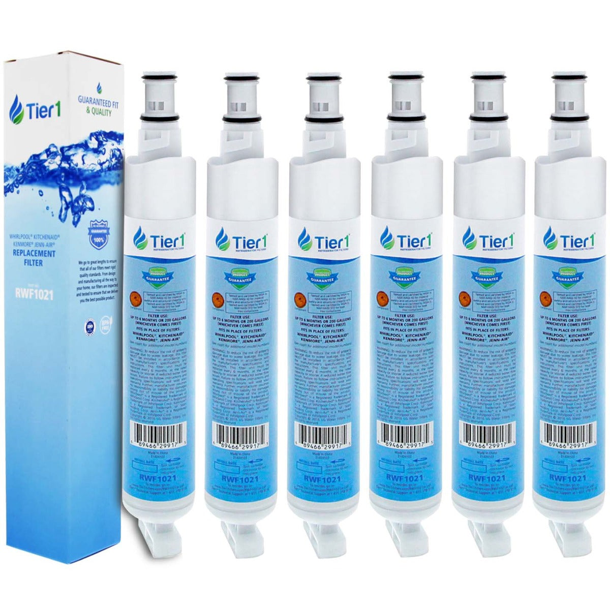 Tier1 EveryDrop EDR6D1 Whirlpool 4396701 Refrigerator Water Filter Replacement Comparable