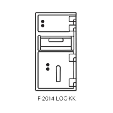 SoCal Safe SoCal Bridgeman F-2014-LOC-KK International Fortress Depository Safe | B-Rated | Double Door | Key Lock T.L. Rated Safes F-2014-LOC-KK